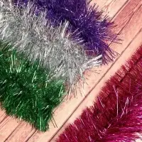 Мишура новогодняя &laquo;Зимнее волшебство. Фиолет&raquo;, d=12 см, 200 см, МИКС