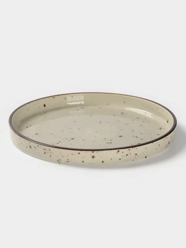 Тарелка с бортиком Magistro Mediterana, d=20.5 см, фарфор, бежевая