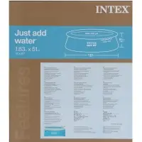 Бассейн надувной Easy Set, 183&times;51 см, от 3 лет, круглый, 28101 INTEX