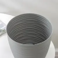 Горшок для цветов с поддоном &laquo;Дюна&raquo;, 5.5 л, пластиковый, серый