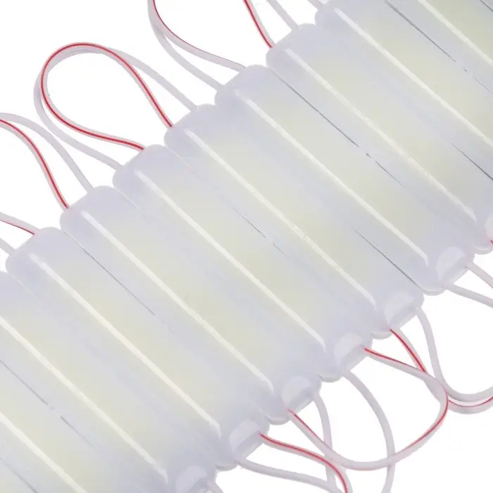 Светодиодный модуль SMD5730, 2.4 Вт, 12 В, COB, 220 Лм, линза 160 град, IP65, 6500K, белый, 20 шт.