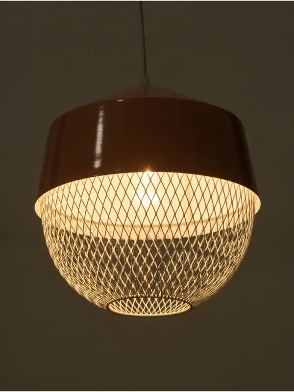 Светильник потолочный BayerLux Lea, 1&times;40 Вт, Е27, розовый, 26&times;26&times;32 см