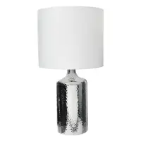 Настольная лампа с абажуром RISALUX &laquo;Слинг&raquo;, Е27, 40 Вт, хром, 30&times;30&times;58 см