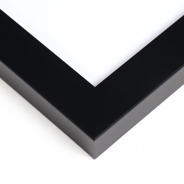 Фоторамка пластик Фоторамка пластик "Gloria" 30х40 см, с паспарту, чёрный