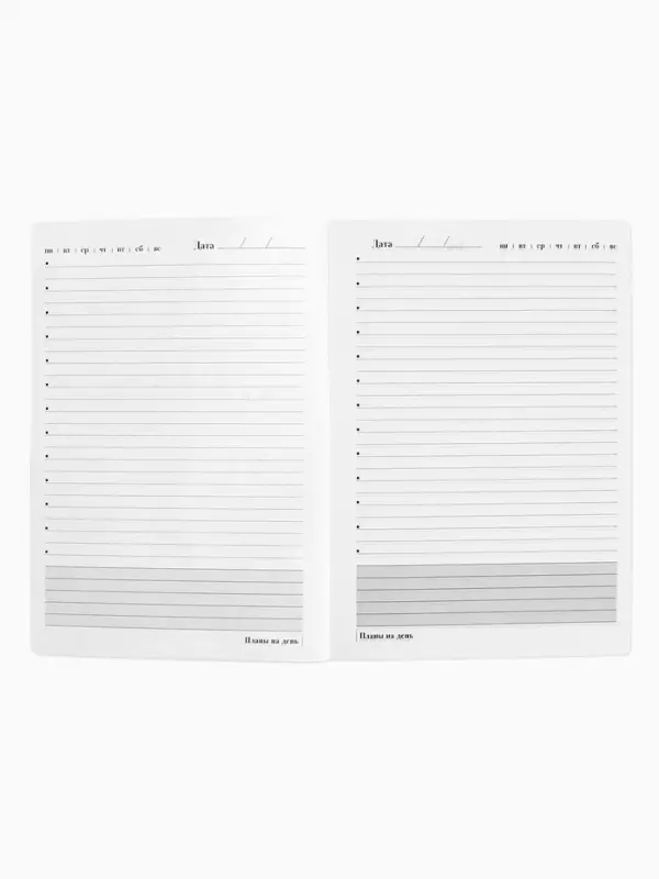 Большой ежедневник soft-touch А5+, 96 листов Большой ежедневник soft-touch А5+, 96 листов "Самый лучший учитель"