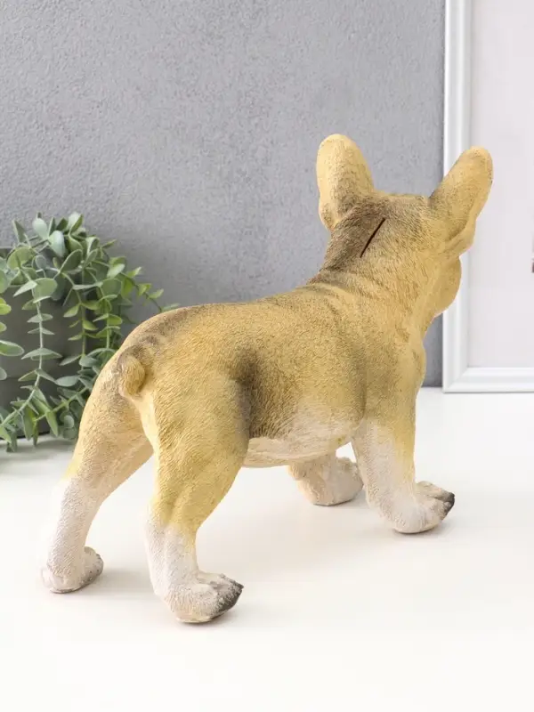 Копилка Копилка "Французский бульдог" 14х34х25 см, бежевый