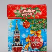 Коробка Новогодняя подарочная "Кремль" 20 х 26 х 10,5 см