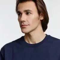 Свитшот унисекс Columbia, темно-синий, размер 4XL