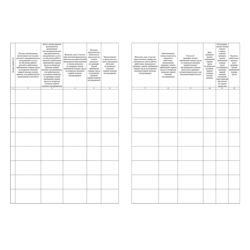 Журнал учета пров зн трв.охран тр вопр.обуч.ок перв.пом пост2 шт/уп КЖ-843а