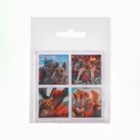 Объемные 3D стикеры на телефон &laquo;Котики - супергерои&raquo;, 4 шт, 3 &times; 3 см