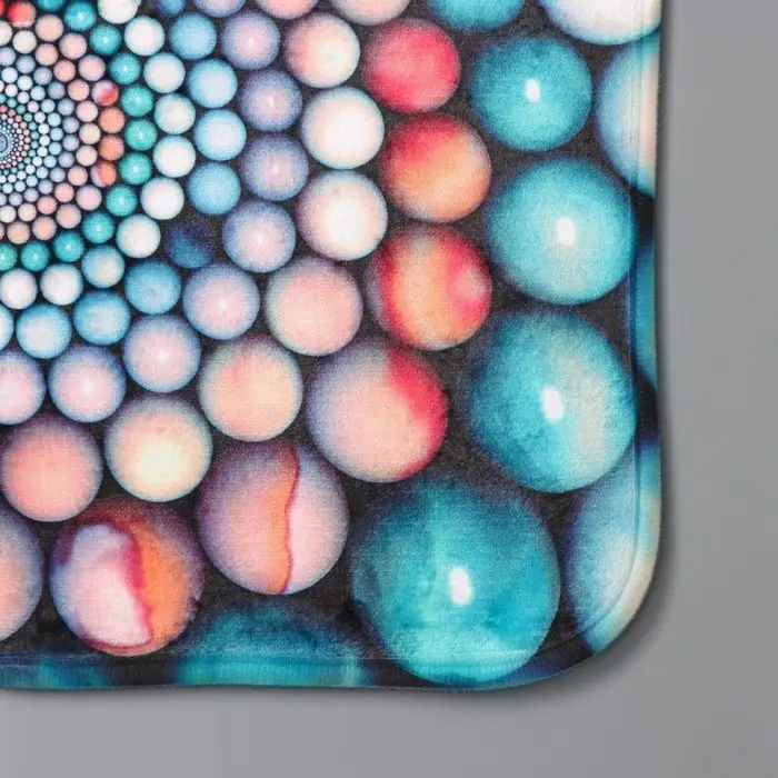 Коврик для ванной и туалета Доляна &laquo;Каменные завитки&raquo;, 3 шт., 35&times;39 см, 40&times;50 см, 45&times;75 см