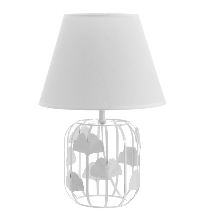 Настольная лампа Настольная лампа "Азария" E14 40Вт белый 27х27х42 см RISALUX