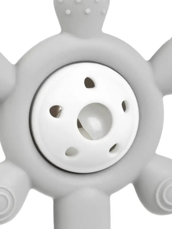 Набор силиконовых прорезывателей для зубов «Банан, погремушка», 2 шт., Крошка Я