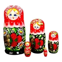 Матрёшка 5 в 1, расписная, МИКС