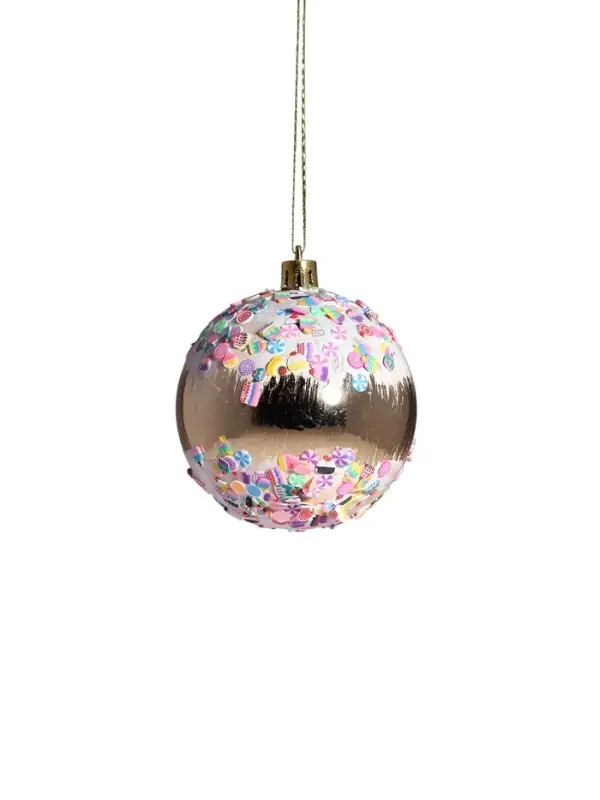 Ёлочные игрушки &laquo;Новогодний восторг&raquo;, шары новогодние, d=8 см, набор 6 шт., золото