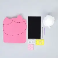 Вышивка по фетру "Котик"