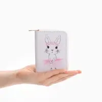 Кошелёк на молнии Выбражулька &laquo;Зайка&raquo;, белый