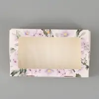 Коробка подарочная с окном &laquo;От всей души&raquo;, 20&times;12&times;4 см, самосборная