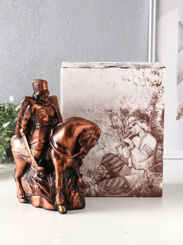 Фигура гипс «Атаман на коне», 25×19×11 см