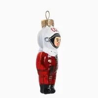 Ёлочная игрушка "Космонавт-01" h- 9 см, микс
