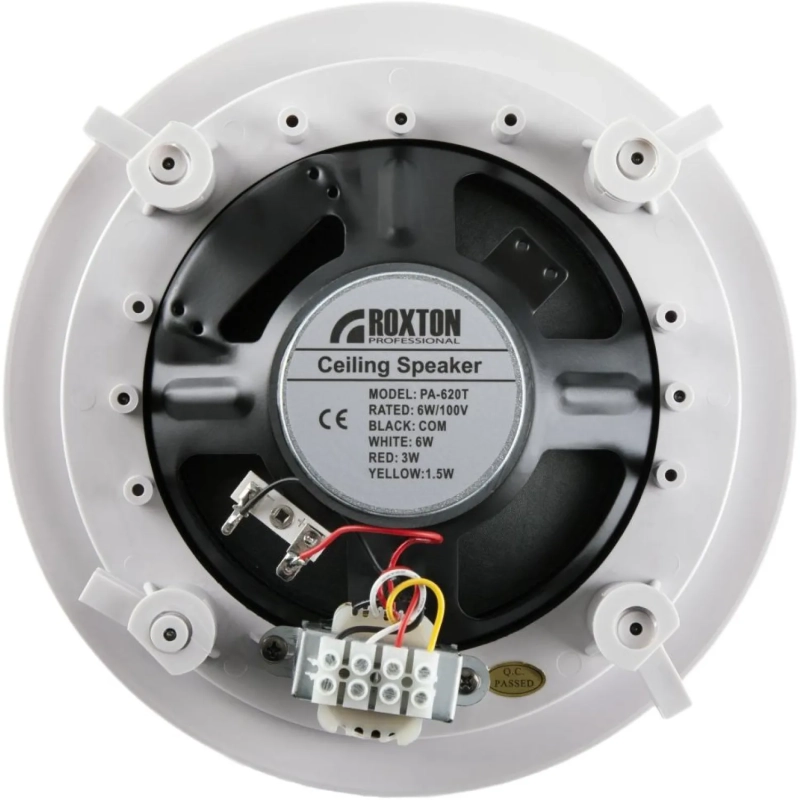 Громкоговоритель Roxton PA-620T, потолочный, 6/3Вт/100В