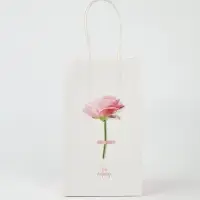 Пакет подарочный крафт, упаковка, &laquo;Be happy&raquo;, 12&times;21&times;9 см