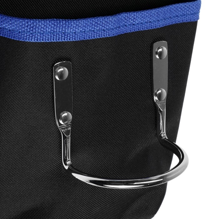 Сумка-пояс ТУНДРА, одинарная, держатель для молотка, карман Сумка-пояс ТУНДРА, одинарная, держатель для молотка, карман