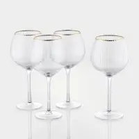 Набор бокалов для вина "Орион" 550 мл, 4 шт, р-р 1й шт10х22см Набор бокалов для вина "Орион" 550 мл, 4 шт, р-р 1й шт10х22см