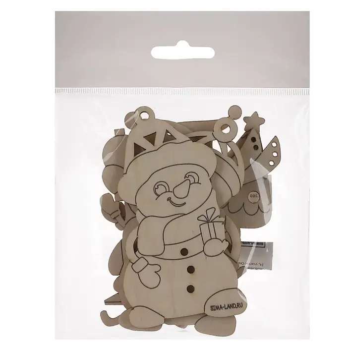 Заготовки для творчества на новый год &laquo;Снеговики&raquo;