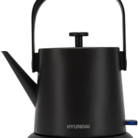 Чайник HYK-S2042 0.6л. 1000Вт черный (металл)