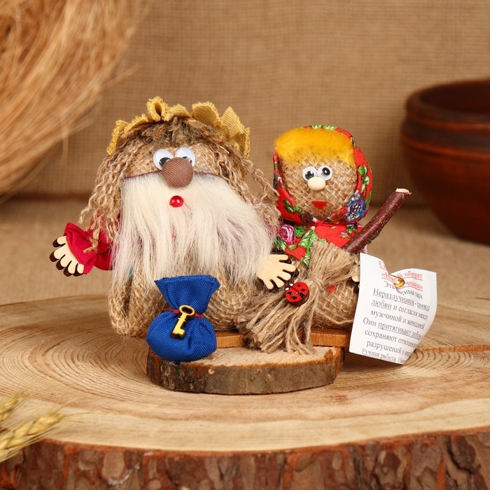 Оберег «Неразлучники», семейный, микс Оберег «Неразлучники», семейный, микс