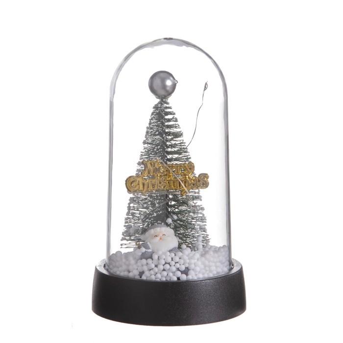 Ночник колба «Новогодняя елка» LED 3хAG10 8,5х8,5х15,5см