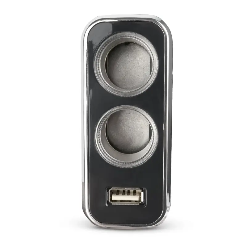 Разветвитель прикуривателя AVS 12/24 (на 2 выхода+USB) CS212U