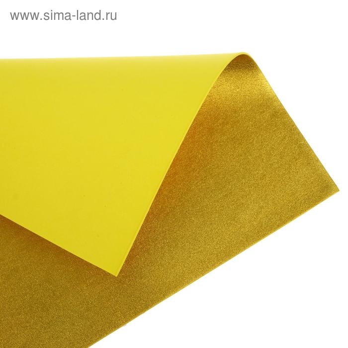 Фоамиран металлизированный А3, 2 мм, набор 5 листов х 5 цветов, deVENTE