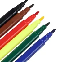 Фломастеры 6 цветов Calligrata, невентилируемый колпачок