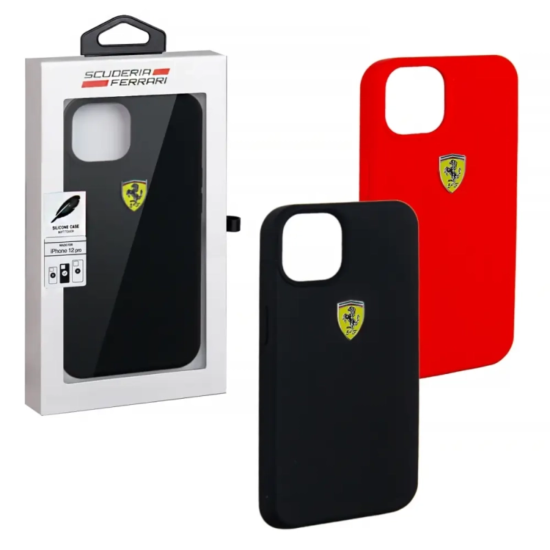 Чехол iph 12/12 Pro Ferrari silicone Чехол iph 12/12 Pro Ferrari silicone