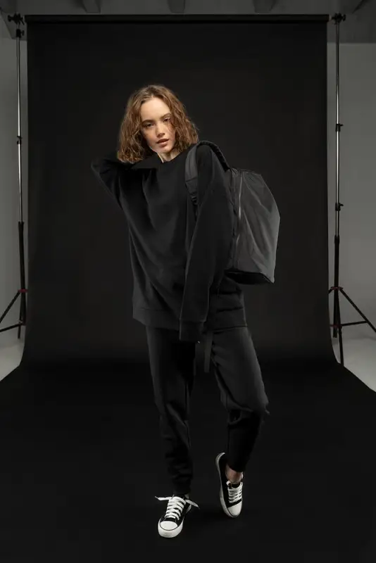 Свитшот унисекс S2, черный, размер XS/S Свитшот унисекс S2, черный, размер XS/S