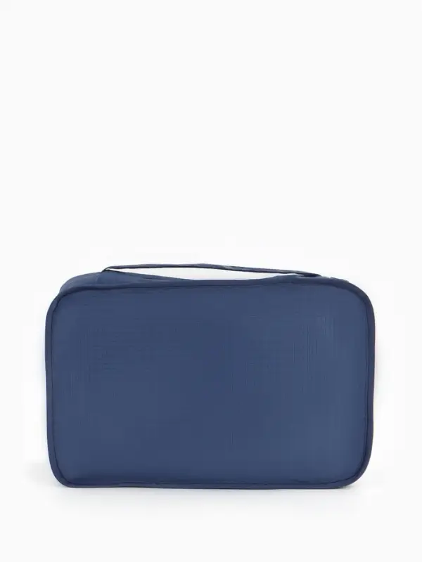 Дорожный набор органайзеров-косметичек на молниях, 6 в 1, синий