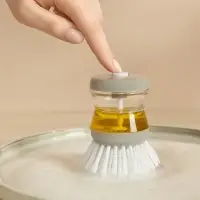 VETTA Щетка для посуды с мыльницей и дозатором, пластик, 8см