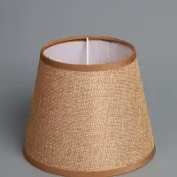 Абажур BayerLux &laquo;Кантри. Рогожка&raquo;, E27 или E14, светло-коричневый, 16&times;16&times;13 см