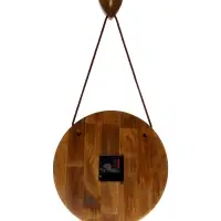 Часы настенные, интерьерные, бесшумные, d-30 см, дерево на подвесе Часы настенные, интерьерные, бесшумные, d-30 см, дерево на подвесе