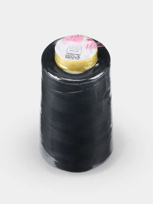 Нитки 40/2, 2700 м, чёрные