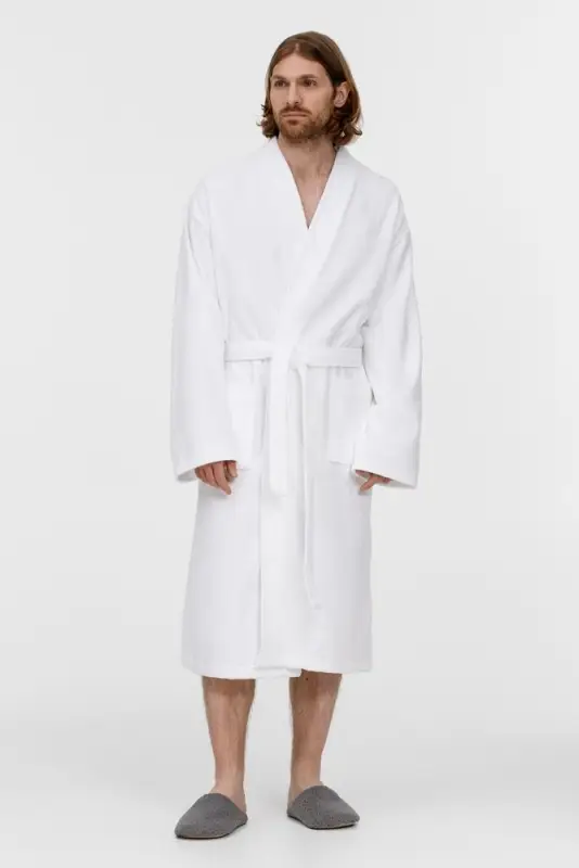 Халат махровый Aeris, белый, размер S/M Халат махровый Aeris, белый, размер S/M