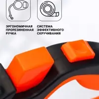 Рулетка &laquo;Пижон&raquo; светоотражающая, 5 м, до 30 кг, лента, прорезиненная ручка, оранжевая