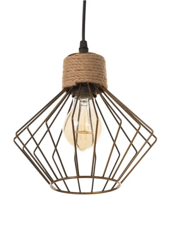 Светильник &laquo;Чертеж&raquo; 1&times;40 Вт Е27 медь 20&times;20&times;20 см