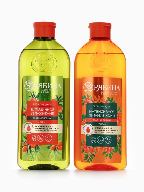 Гель для душа, интенсивное питание кожи, аромат рябины, 400 мл, Рябина Гель для душа, интенсивное питание кожи, аромат рябины, 400 мл, Рябина