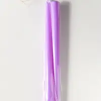 Набор свечей античных 25 см, 2 шт., 58 г, 7 ч, лаванда