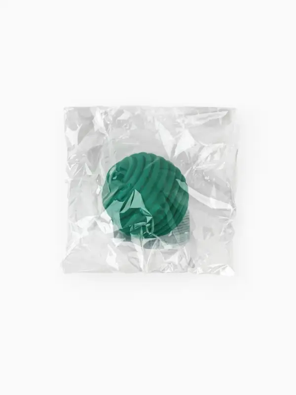 Игрушка пищащая Игрушка пищащая "Мячик, горизонтальные полоски", 5,5 см темно-зеленая