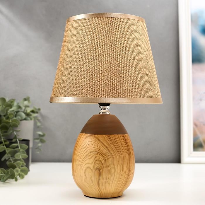 Лампа настольная 16305/1BR E14 40 Вт светлое дерево 20×20×31 см Лампа настольная 16305/1BR E14 40 Вт светлое дерево 20×20×31 см