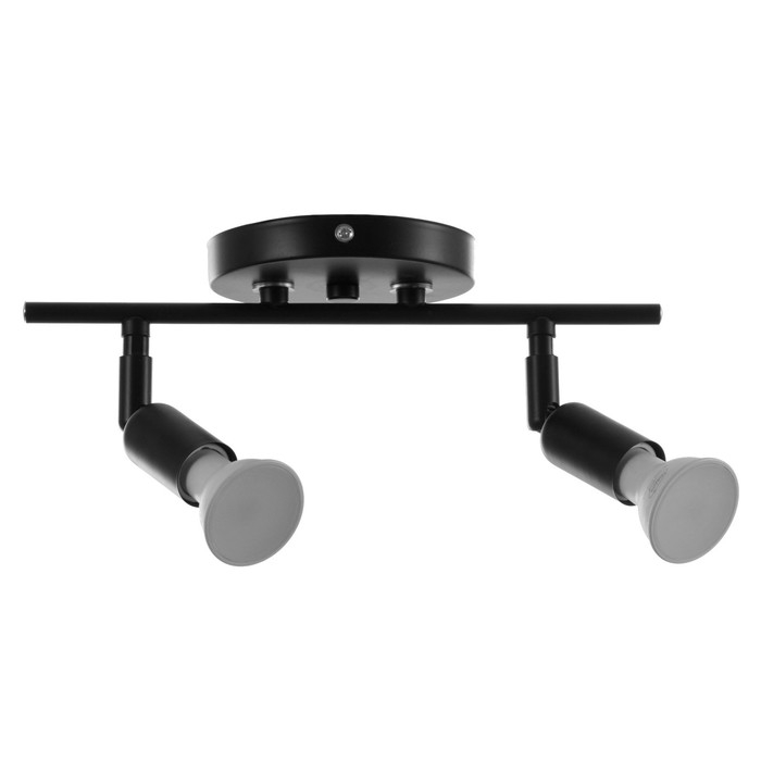 Спот Спот "Дарни" 2xGU10 35Вт черный 27х10х10 см